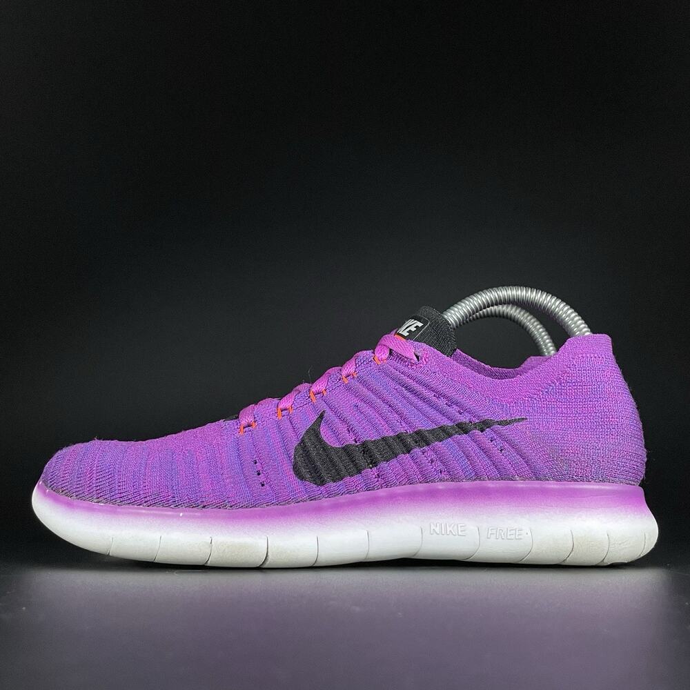 Nike Free RN Flyknit Women’s 7.5 Ultra Violet Running Sneakers Athletic Shoe GUC
